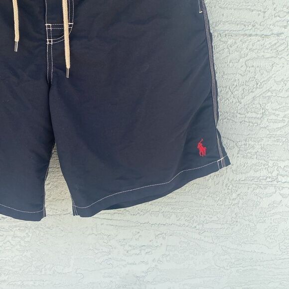 Polo Ralph Lauren Board Shorts Swim Trunks Sz L Black - Picture 3 of 12